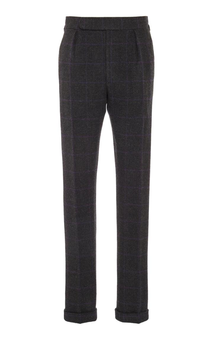 Ralph Lauren Greg Double Pleated Overcheck Pants