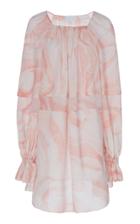 Noon By Noor Henley Sheer-trim Shift Dress