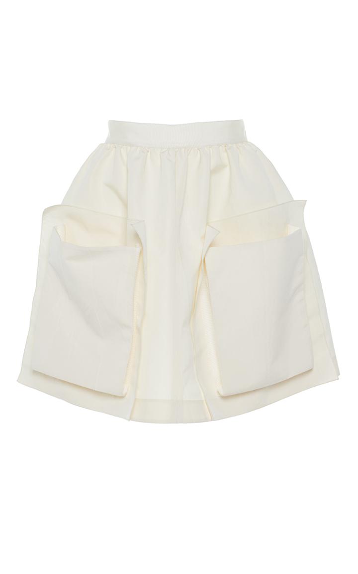Maison Rabih Kayrouz Pocket Front Mini Skirt