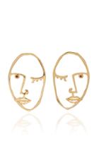 Paola Vilas Cocteau 18k Gold-plated Earrings