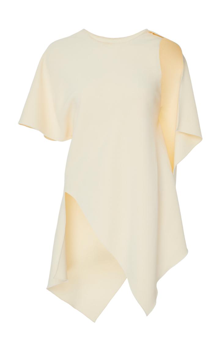 Rosetta Getty Asymmetric Cross Back Jersey Top