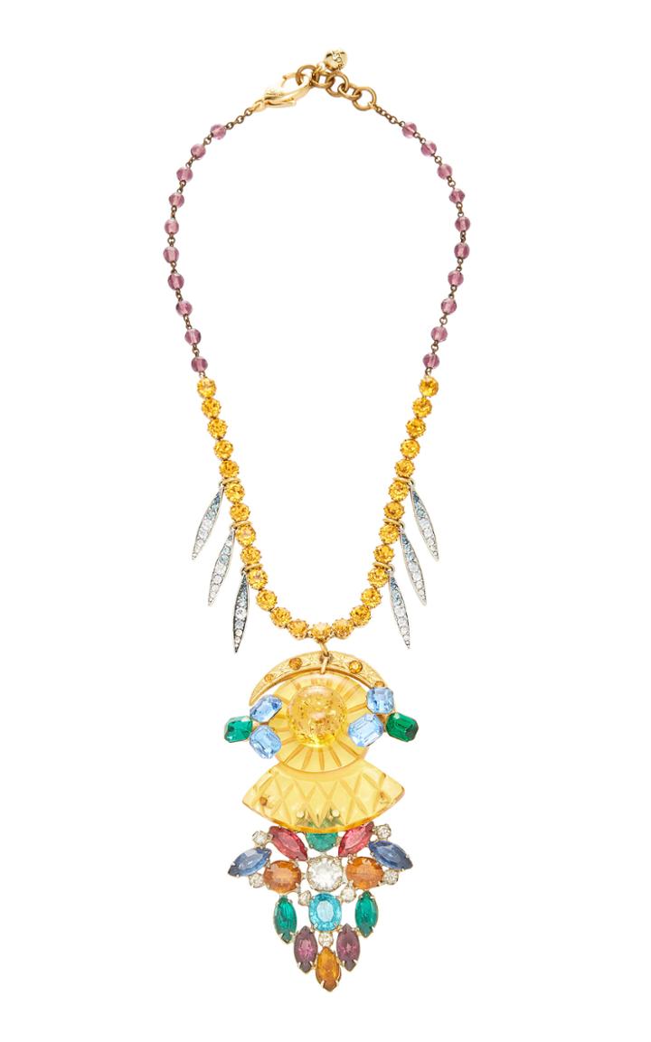 Lulu Frost One-of-a-kind Amber Crystal Necklace
