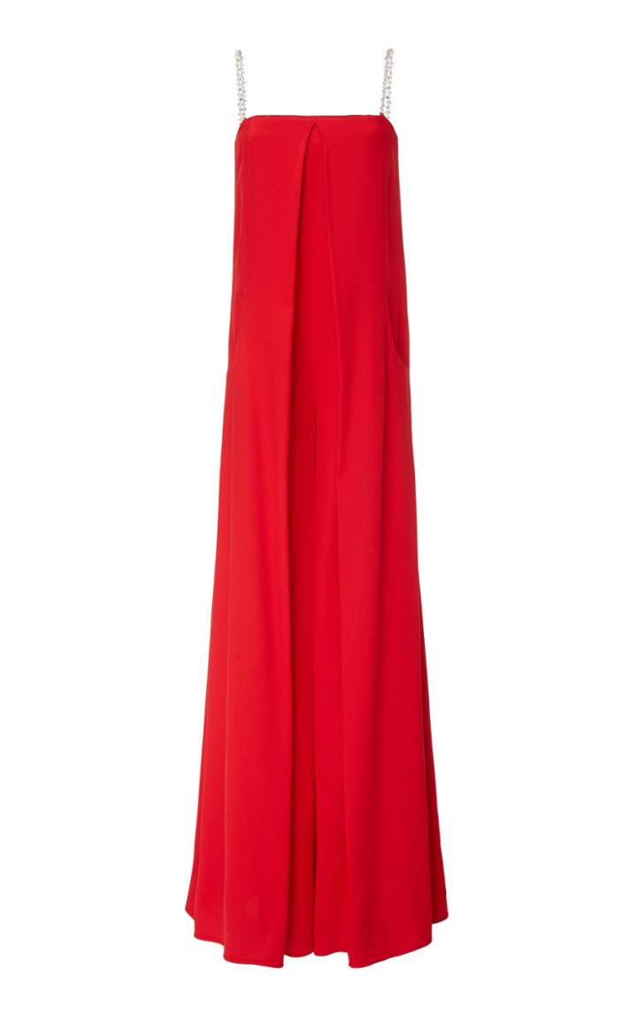 Hellessy Gustav Crystal-embellished Wide-leg Jumpsuit