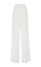 Voz Silk Twill Slit Ivory Pants