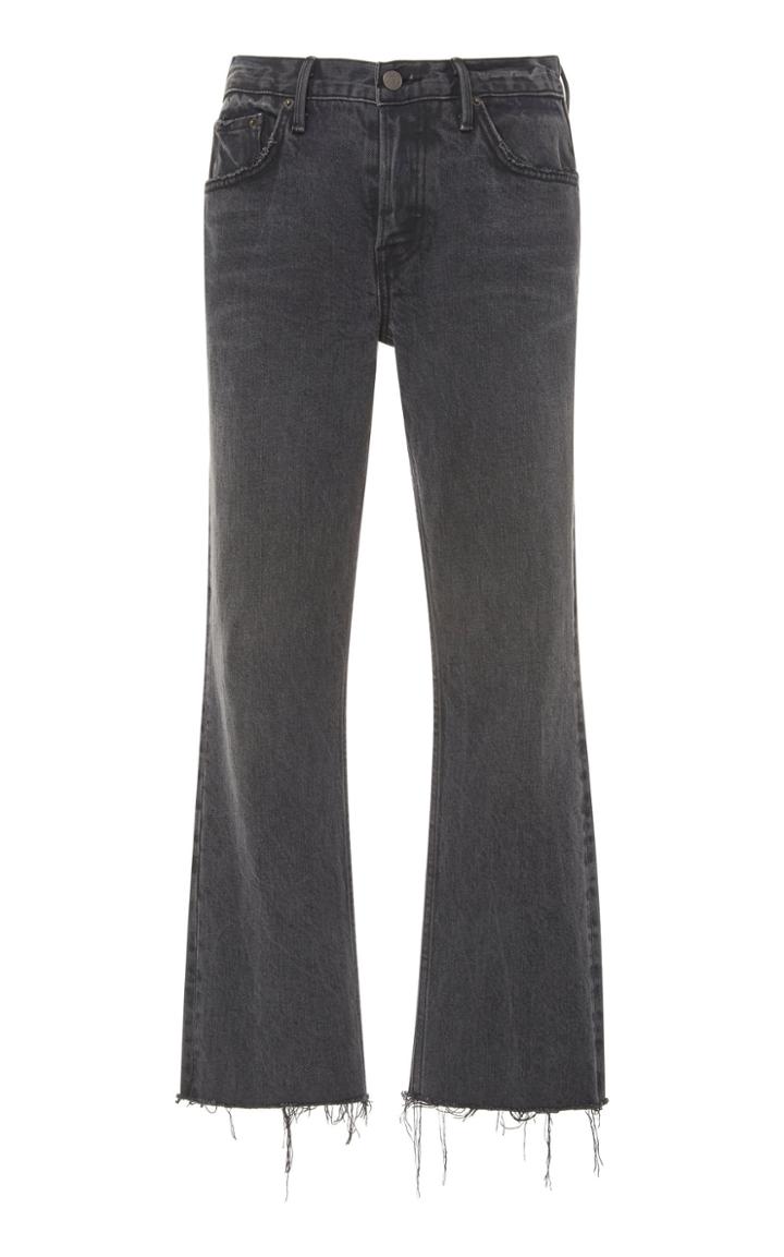 Grlfrnd Denim Tatum High-rise Cropped Flared Jeans