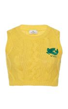 Moda Operandi Etro Cotton-blend Cropped Sweater Vest