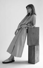 Moda Operandi By Malene Birger Oncella Leather Midi Wrap Skirt