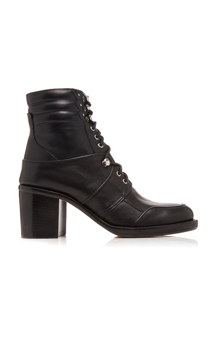 Tabitha Simmons Leo Leather Ankle Boots