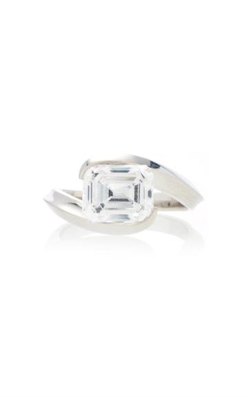 Reza M'o Exclusive: Emerald Cut Diamond Ring