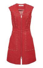 Diane Von Furstenberg Zip Front Sheath Dress
