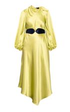 Anna October Karina Asymmetrical Handkerchief-hem Midi Dress