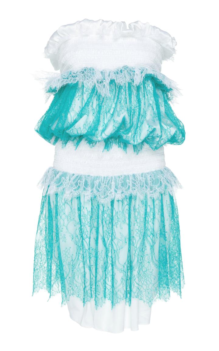 Emilio De La Morena Cloe Strapless Knee Length Dress