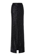 Galvan Modern Love Sequin-embellished Cady Maxi Skirt