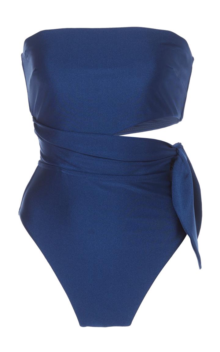 Zimmermann Freja Wrap Tie One-piece Swimsuit