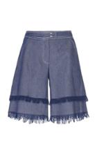 Andrew Gn Frayed Denim Shorts