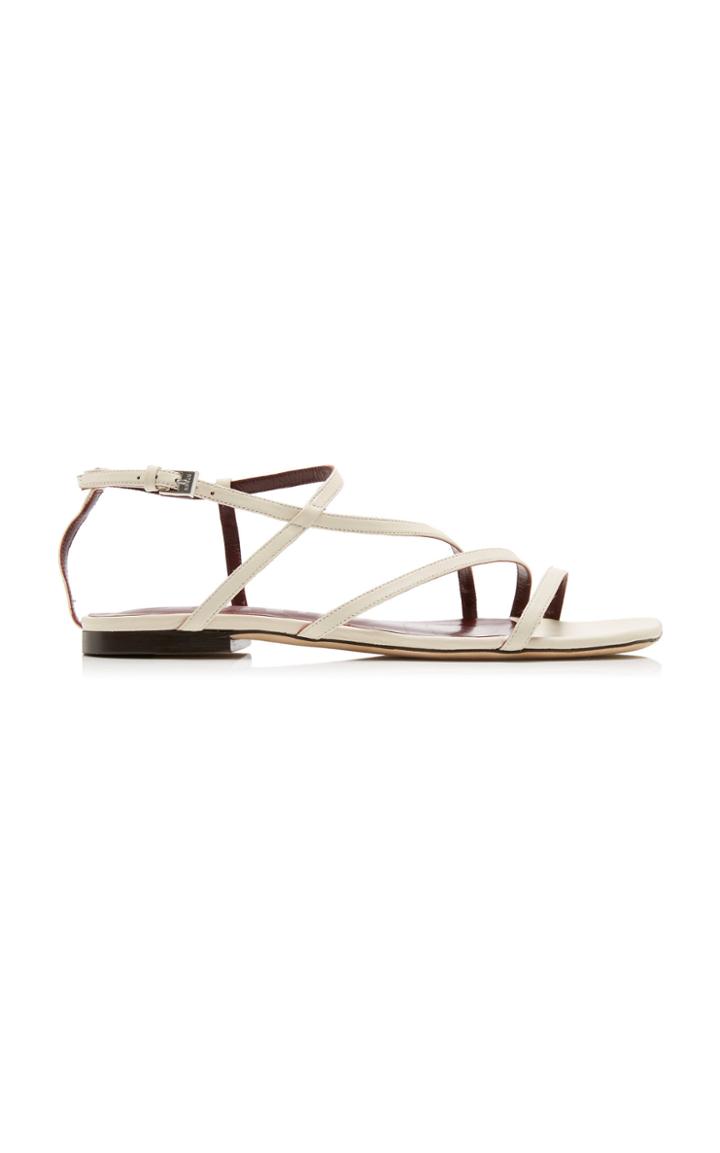 Moda Operandi Staud Gitane Leather Sandals Size: 35.5