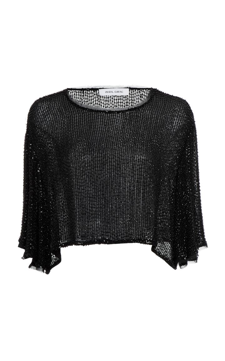 Prabal Gurung Thomson Flounce Sleeve Blouse