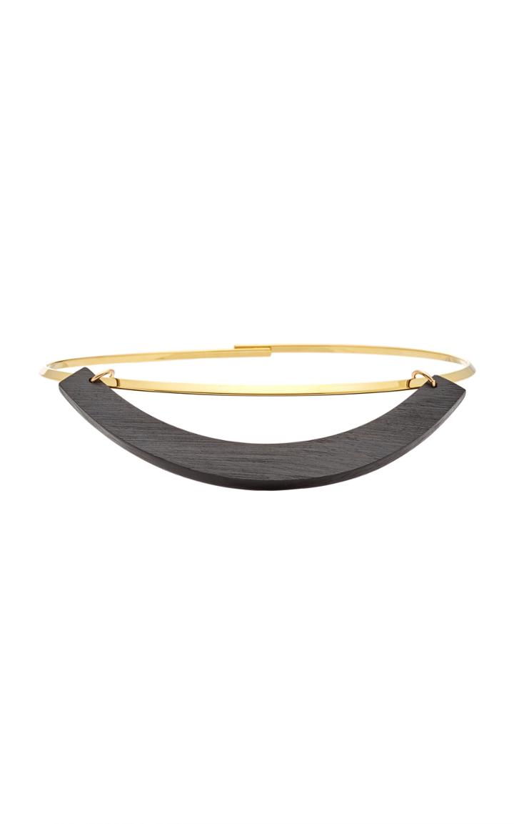 Sophie Monet Ebony Gold-plated Necklace
