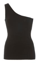 Nobody Denim Luxe One Shoulder Ribbed Tank Top