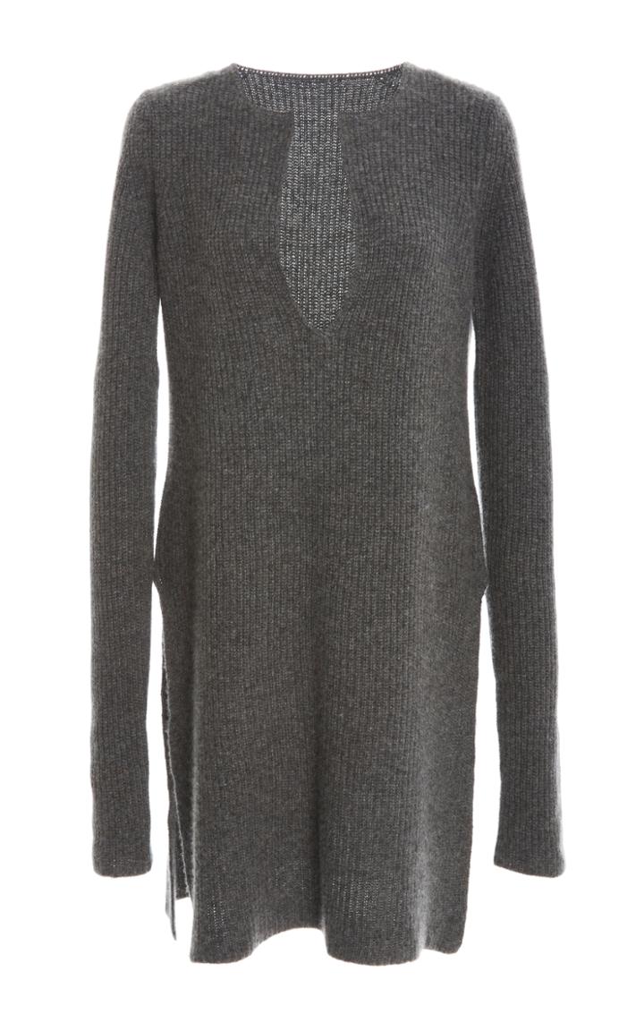 Rosetta Getty Ribbed Slit Front Tunic