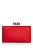 Judith Leiber Couture Red Rectangle Clutch