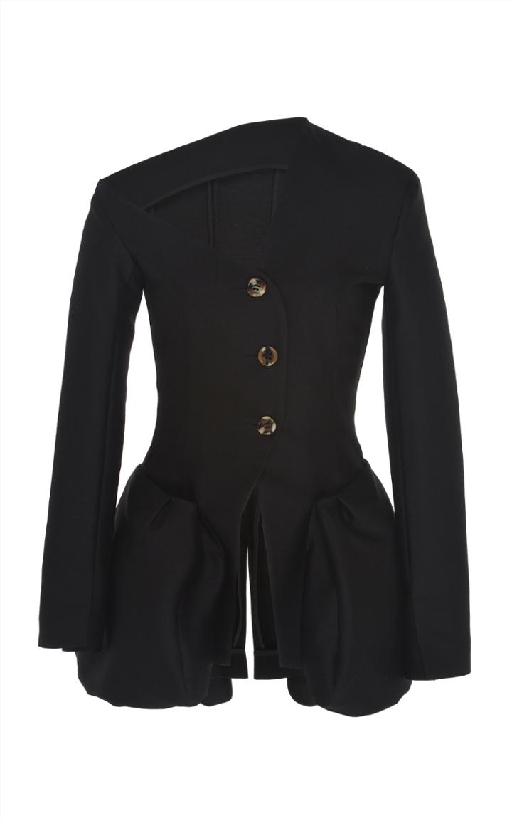 Moda Operandi A.w.a.k.e. Mode Asymmetric Peplum Blazer Size: 34