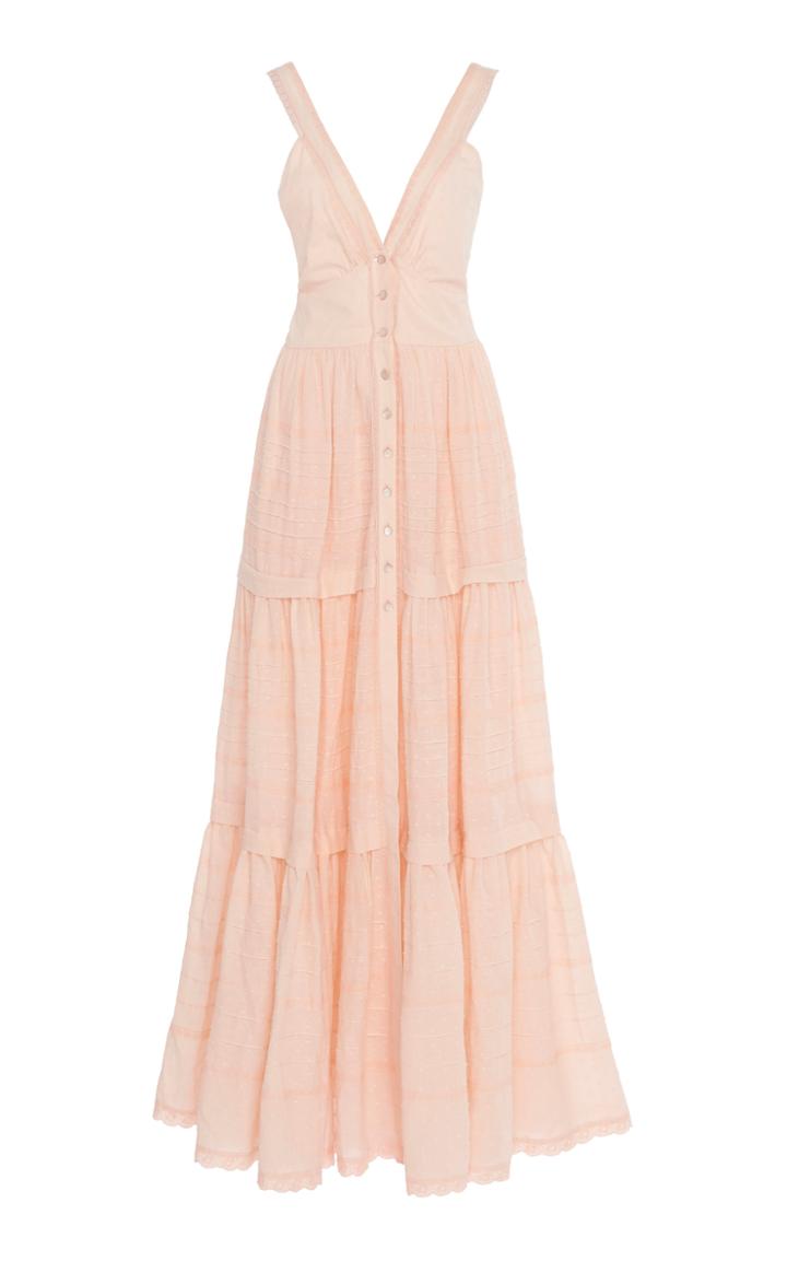 Temperley London Beaux Buttoned Cotton Dress