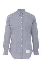 Thom Browne Gingham Point Collar Cotton Button Down