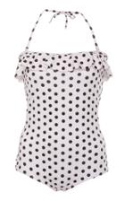 Verde Limon Sevilla Ruffled One Piece Swimsuit