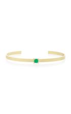 Ila Tess 14k Gold Emerald Bangle