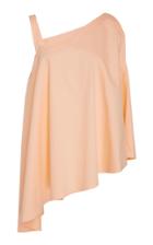 Cynthia Rowley Athena Asymmetrical One Shoulder Tank