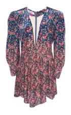 Moda Operandi Philosophy Di Lorenzo Serafini Liberty Printed Velvet Mini Dress