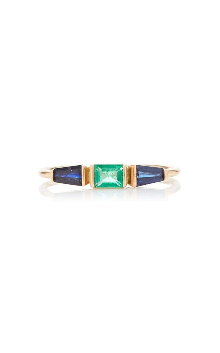 Yi Collection 14k Gold, Emerald And Sapphire Ring