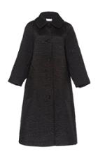 Ryan Lo Peter Pan Collar Quilted A Line Coat