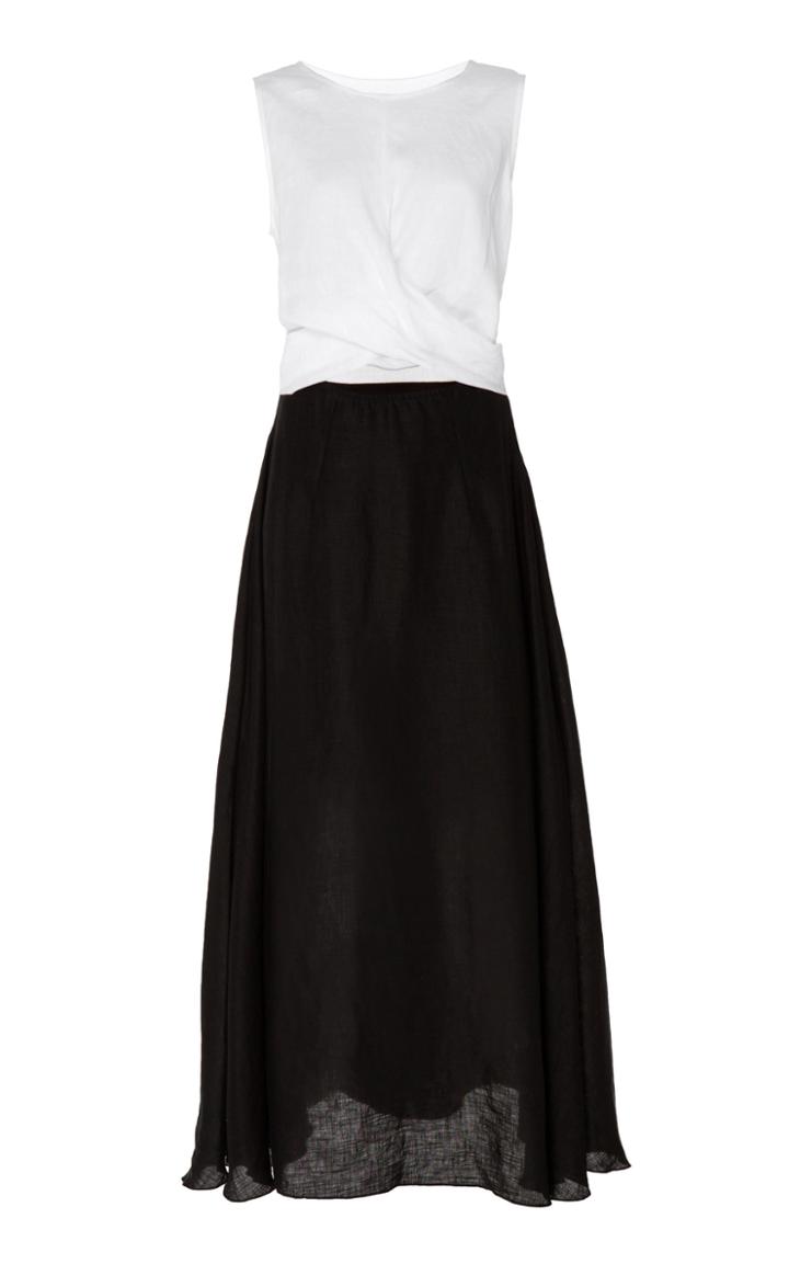 Moda Operandi Gl Hrgel Linen Wrap-front Maxi Dress Size: S