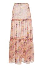 Cynthia Rowley Havana Ruffle Full Length Skirt