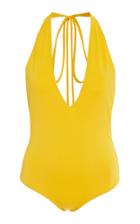Oscar De La Renta V-neck Swimsuit