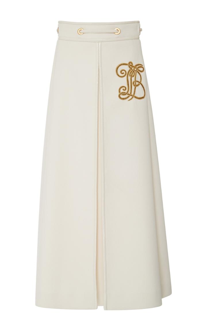 Tory Burch Thomas Textured Double Weave Skirt