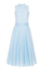 Luisa Beccaria Striped Midi Dress