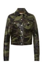 Michael Kors Collection Camo Bomber Jacket