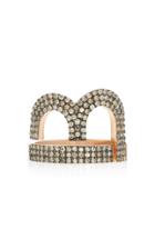 Tullia Magic B 14k Rose Gold Diamond Initial Ring