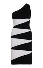Moda Operandi Victor Glemaud Geo One Shoulder Mini Dress Size: S