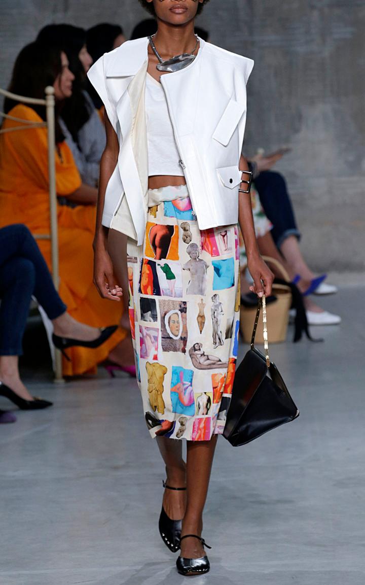 Marni Leather Moto Vest