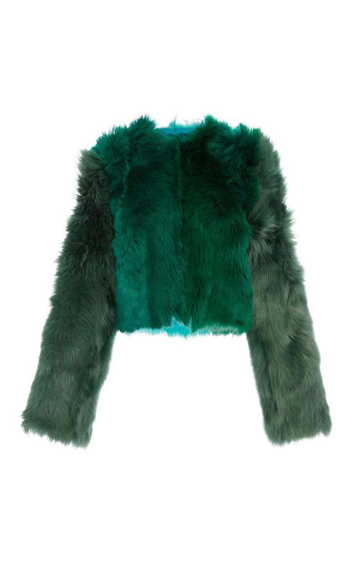 Diane Von Furstenberg Long Sleeve Fur Jacket