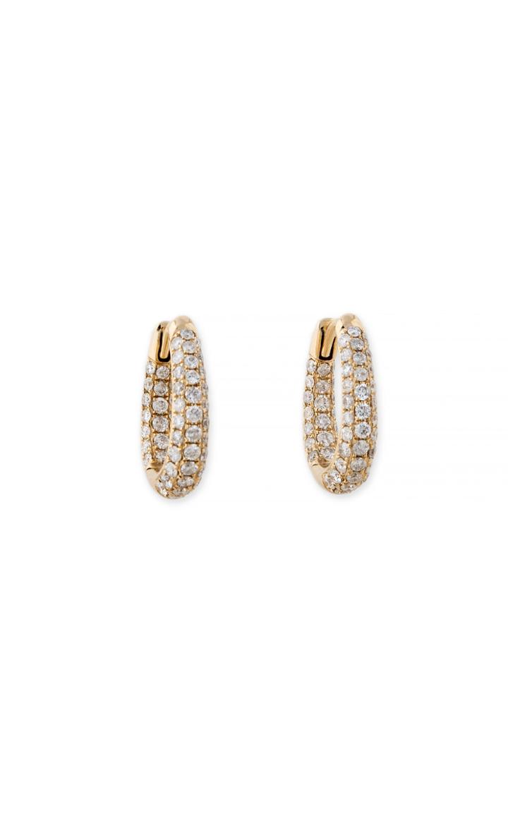 Moda Operandi Jacquie Aiche 14k Yellow Gold Inside Out Oval Mini Hoops