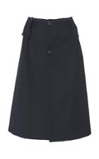Maison Margiela Button-up Wool Skirt