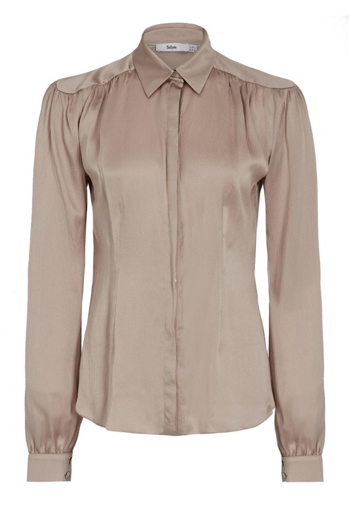 Moda Operandi Safiyaa Aduke Hammered Silk Top