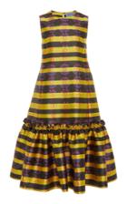 Jonathan Cohen Ikram Ruffle-hem Silk Dress
