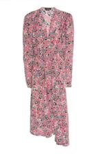 Isabel Marant Blaine High Neck Blouson Sleeve Maxi Dress