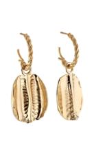 Sarah & Sebastian Cowrie Rope Hoops